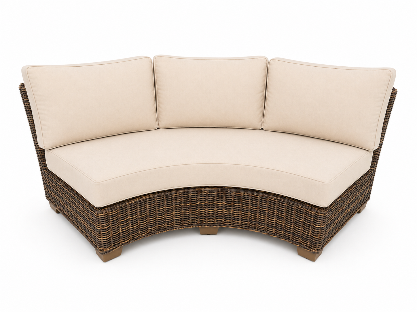 Seacoast Wicker Curved Sectional Piece San Diego | Jr's Patio