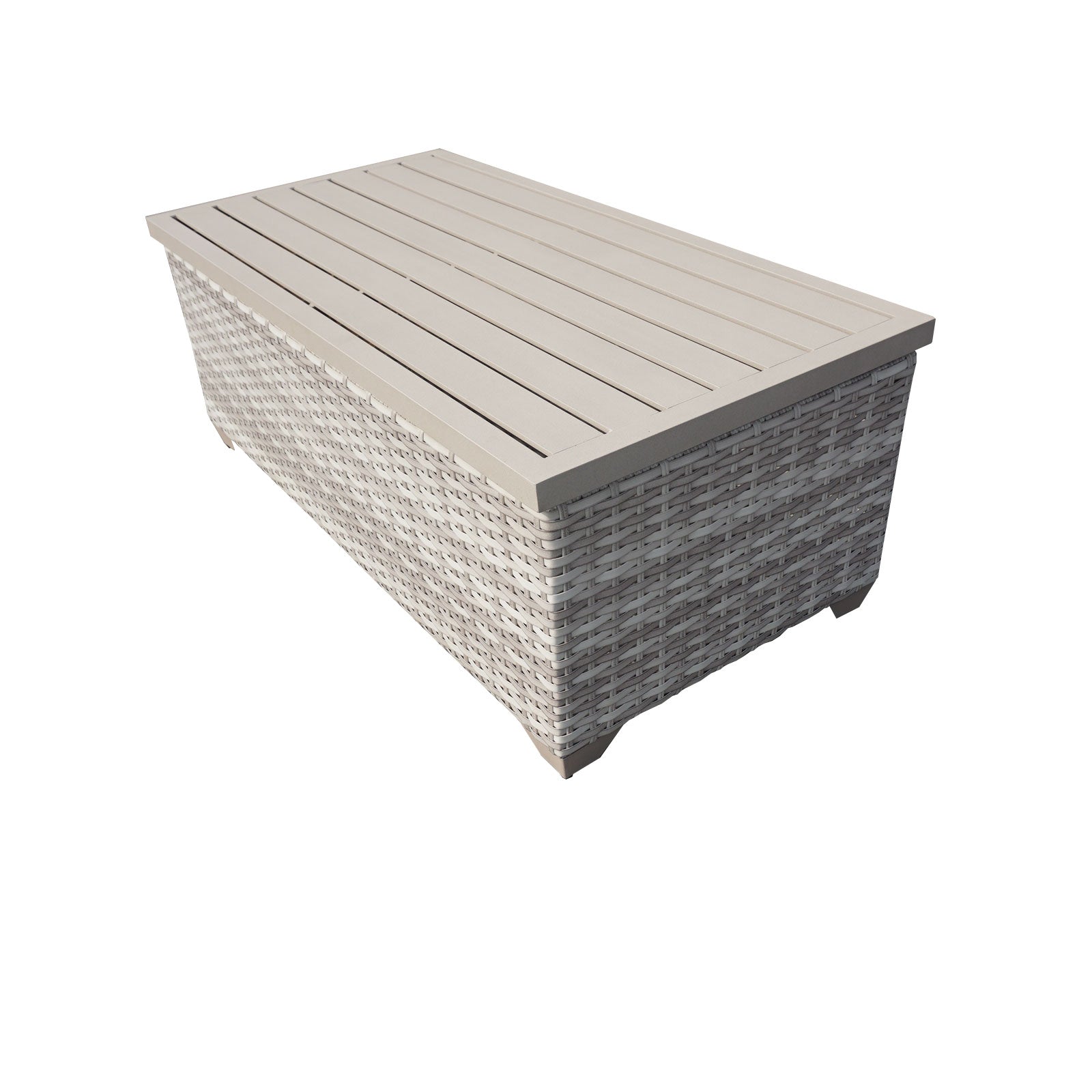 TK Classics Fairmont Outdoor Wicker Coffee Table