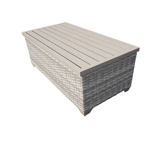 TK Classics Fairmont Outdoor Wicker Coffee Table