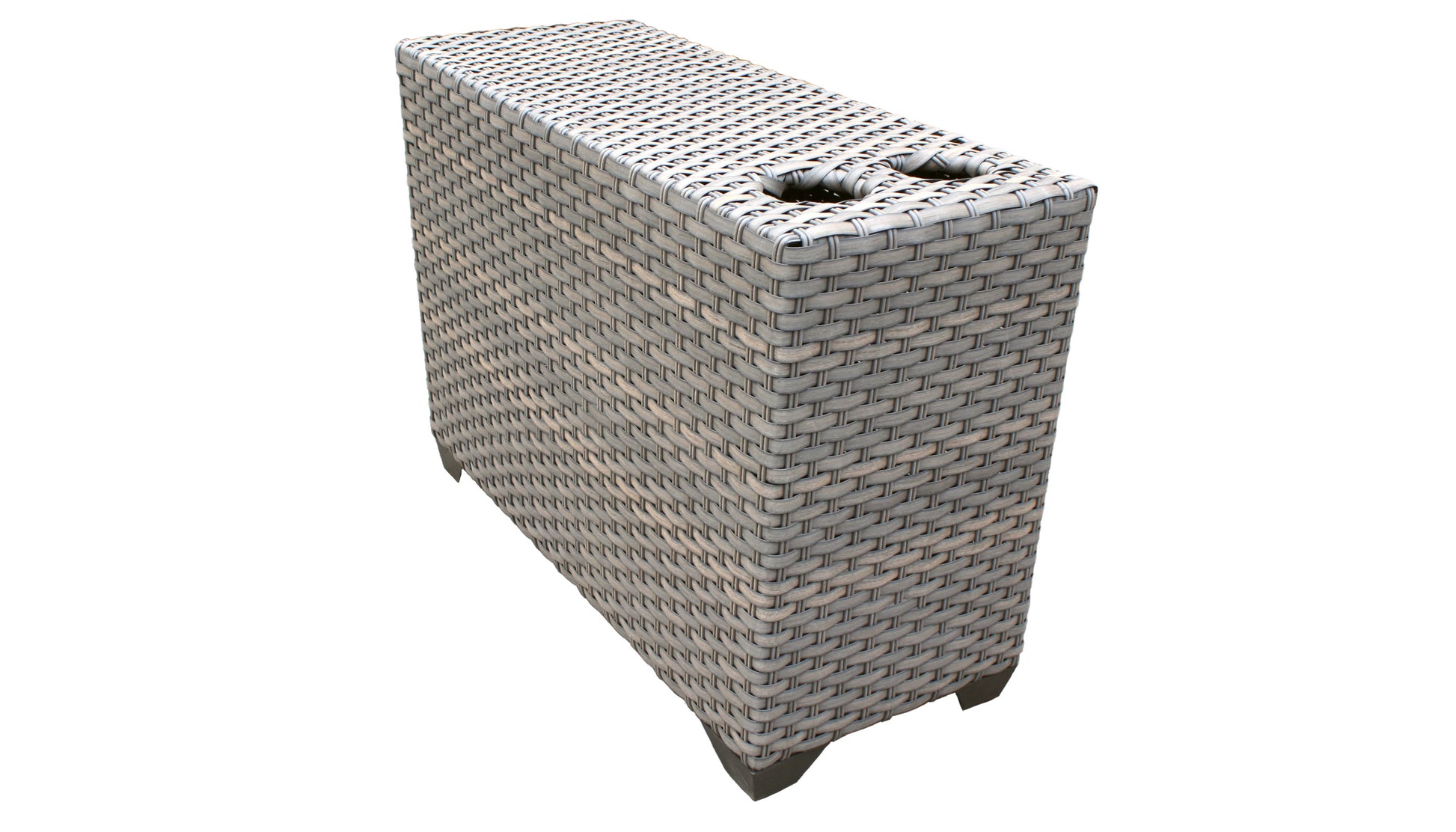 TK Classics Florence Outdoor Wicker Cup Table