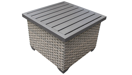 TK Classics Florence Outdoor Wicker End Table