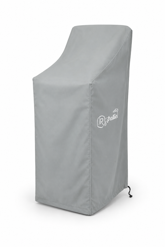 Outdoor Bar Chair Cover – gray weatherproof outdoor furniture cover | Jr's Patio