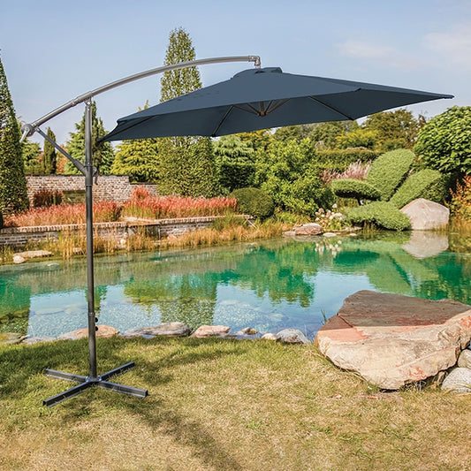 Glam Cantilever Umbrella W/ LED - JRS Patio