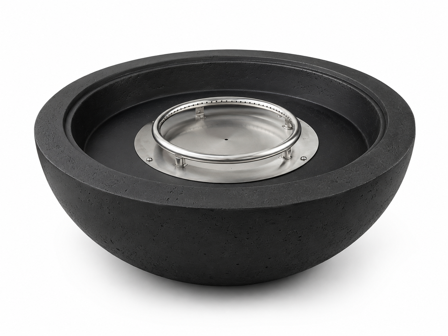 JRC30 Black concrete fire pit | Jr's Patio
