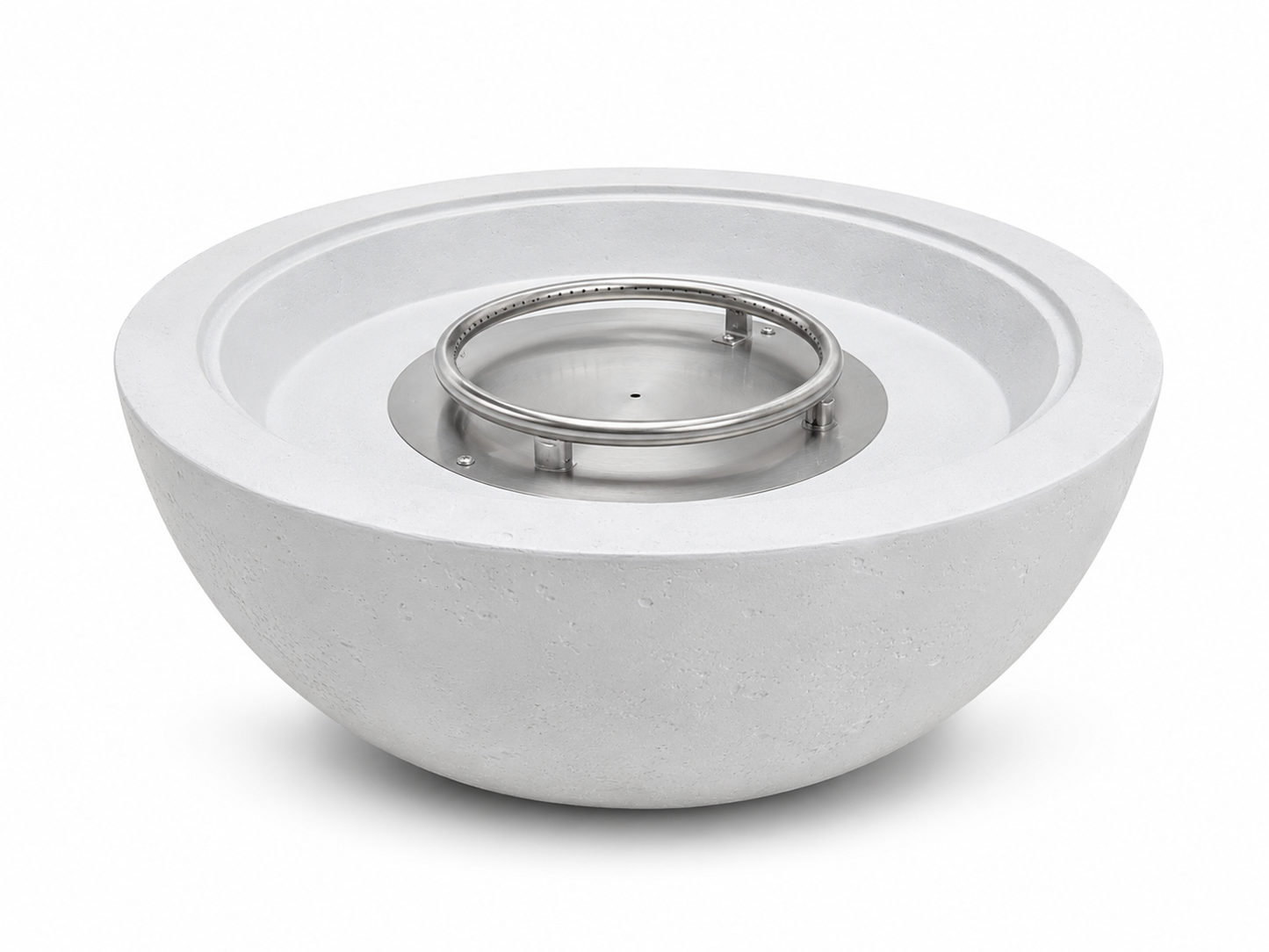 JRC30 White concrete fire pit | Jr's Patio