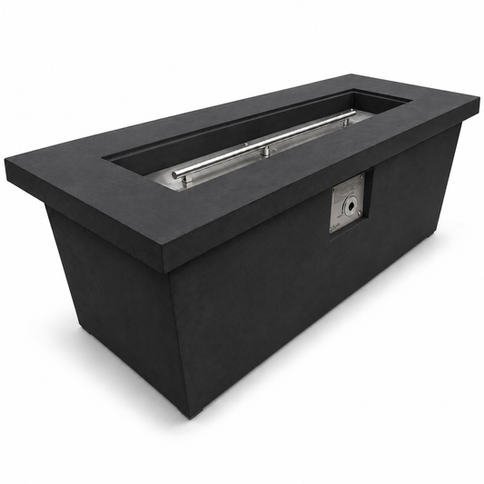 JRC60T Black concrete fire pit | Jr's Patio