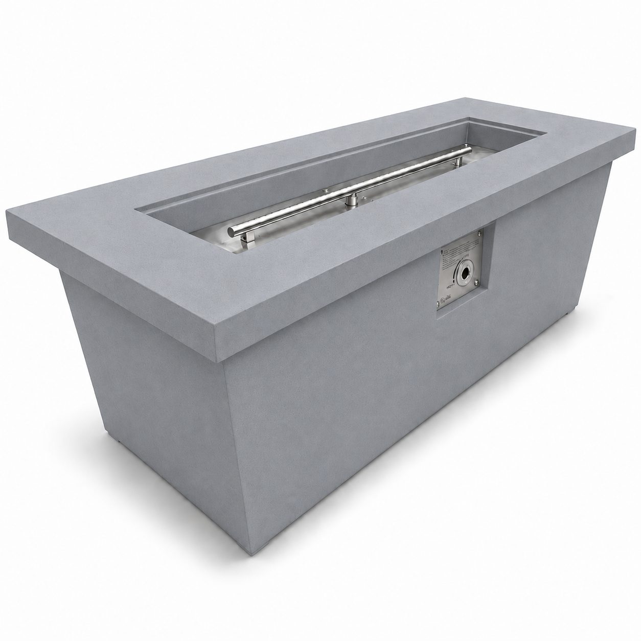 JRC60T Gray concrete fire pit | Jr's Patio