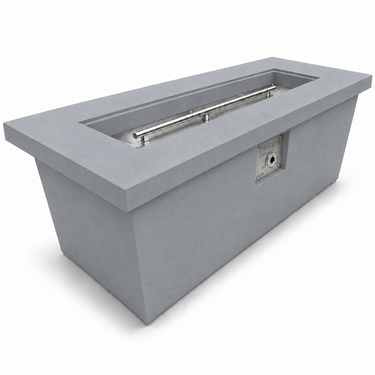 JRC60T Gray concrete fire pit | Jr's Patio