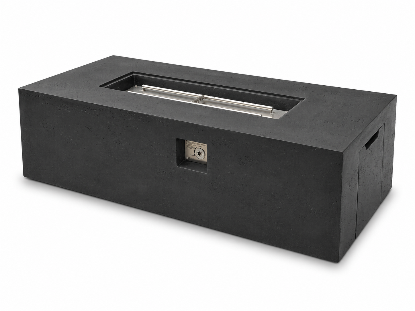 JRC72T Black concrete fire pit | Jr's Patio