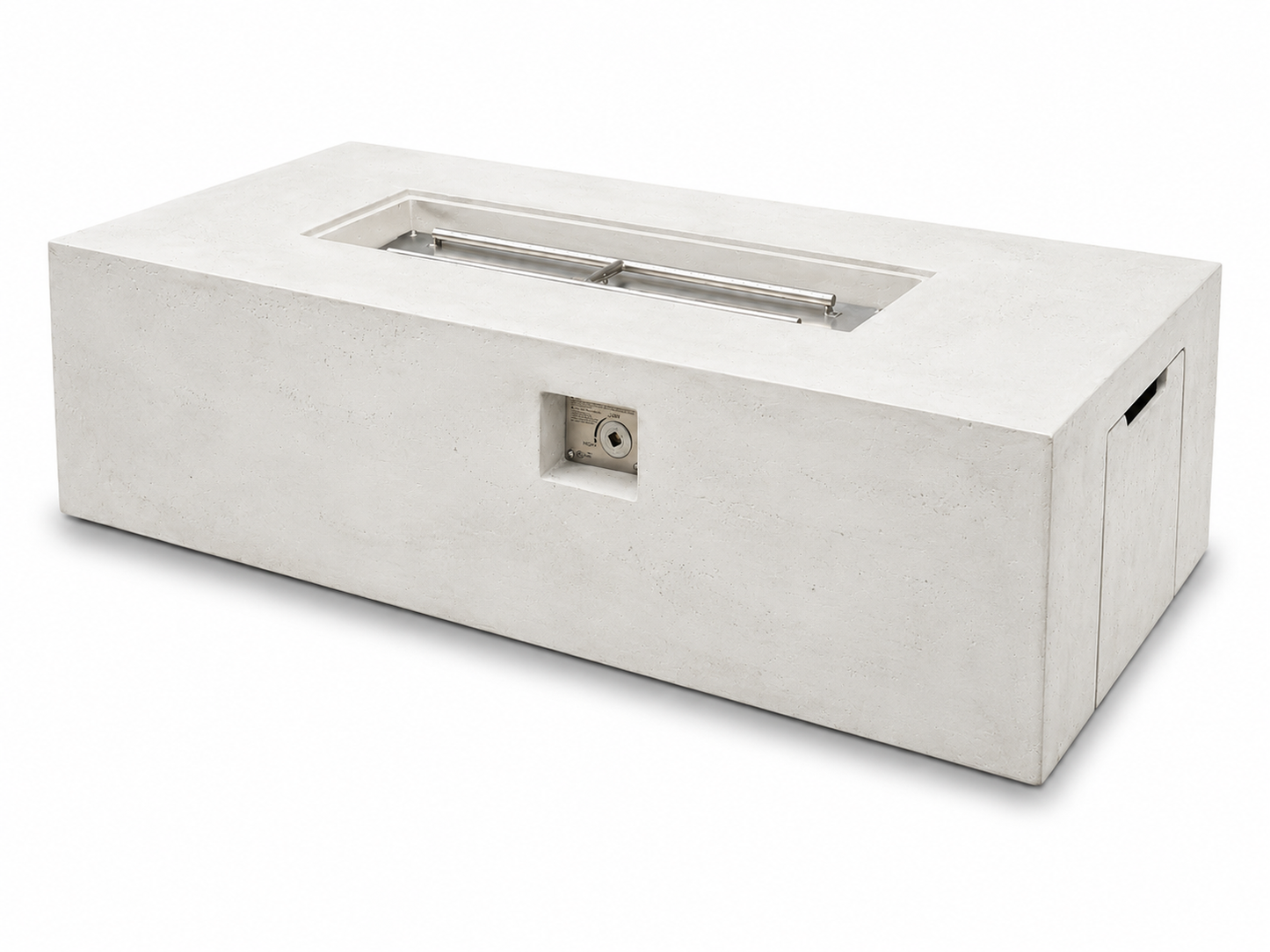 JRC72T White concrete fire pit | Jr's Patio