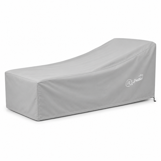 Outdoor Lounger / Chaise Cover – gray weatherproof outdoor furniture cover | Jr's Patio