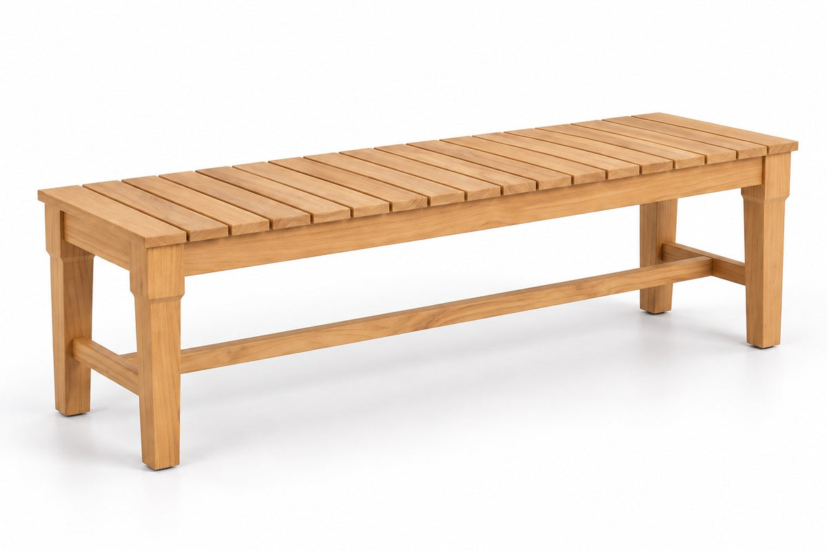 Mila Teak Dining Bench | Jr's Patio San Diego