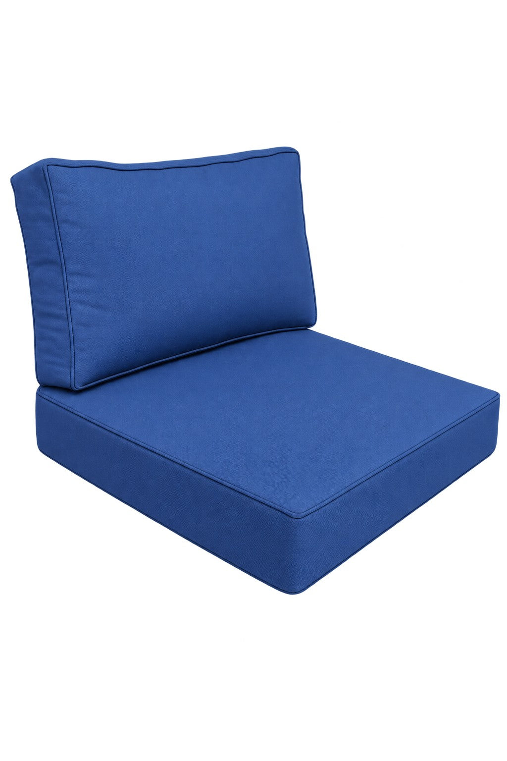 Olefin 28x28 Cushion Set – Blue – Olefin seat and back cushion set | Jr's Patio San Diego