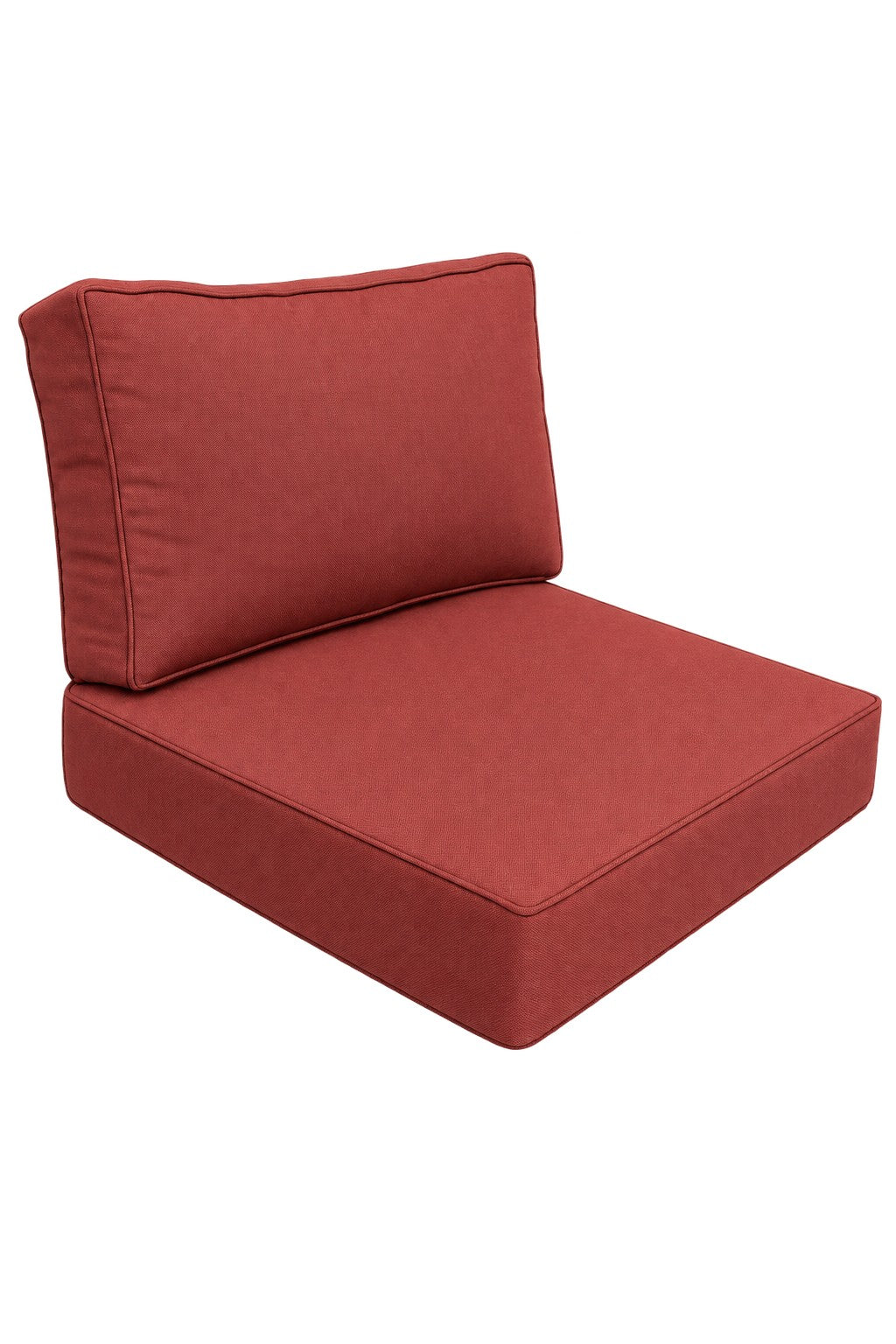 Olefin 28x28 Cushion Set – Red – Olefin seat and back cushion set | Jr's Patio San Diego