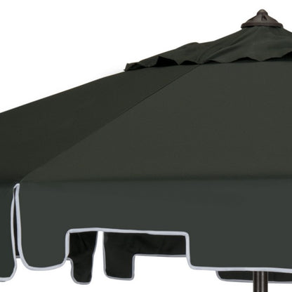 Zimmerman 9 Ft Crank Market Umbrella With Flap