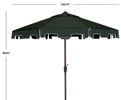 Zimmerman 9 Ft Crank Market Umbrella With Flap