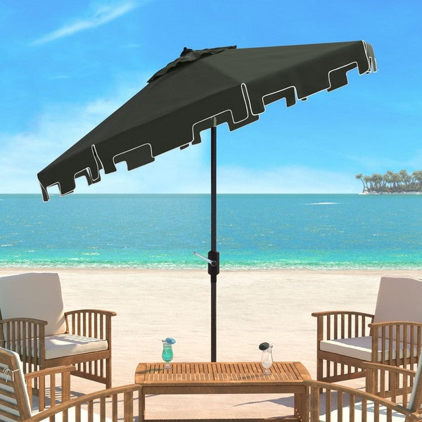 Zimmerman 9 Ft Crank Market Umbrella With Flap