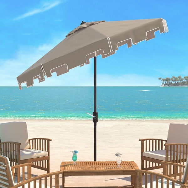 Zimmerman 9 Ft Crank Market Umbrella With Flap
