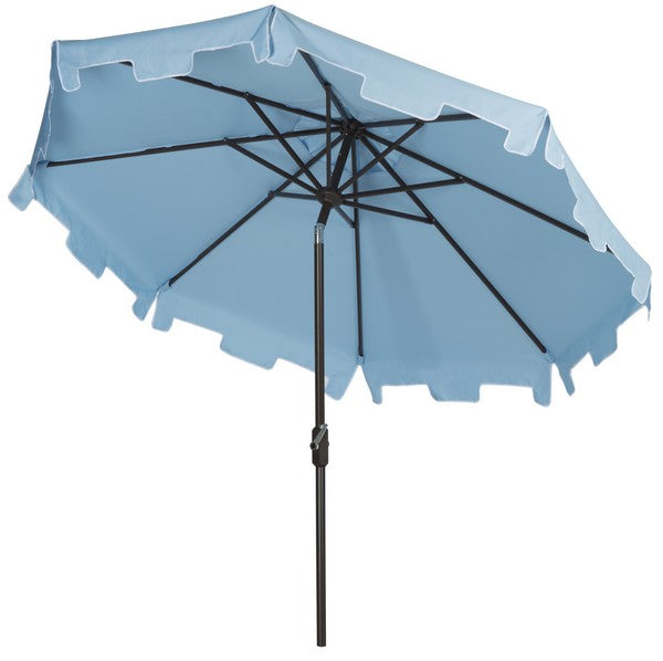 Uv Resistant Zimmerman 9 Ft Crank Market Push Button Tilt Umbrella With Flap
