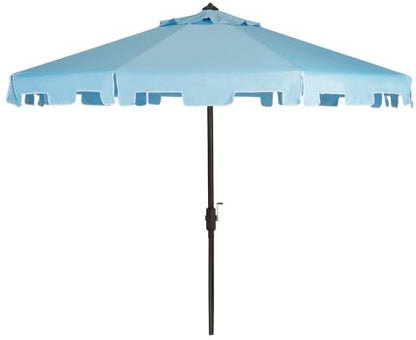 Uv Resistant Zimmerman 9 Ft Crank Market Push Button Tilt Umbrella With Flap