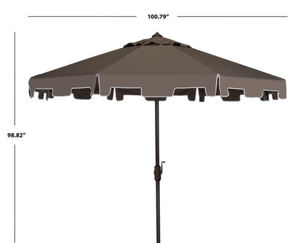 Zimmerman 9 Ft Crank Market Umbrella With Flap
