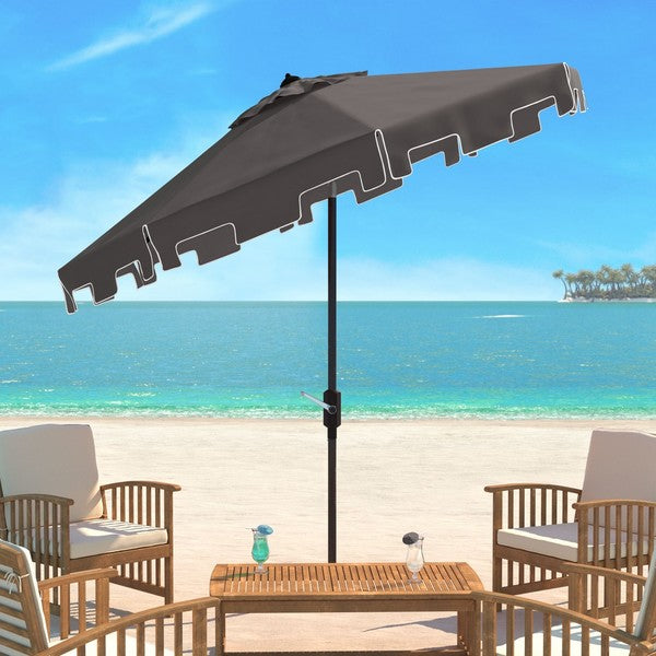 Zimmerman 9 Ft Crank Market Umbrella With Flap