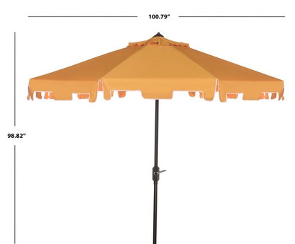 Zimmerman 9 Ft Crank Market Umbrella With Flap