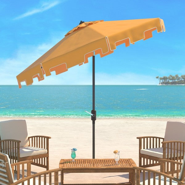 Zimmerman 9 Ft Crank Market Umbrella With Flap