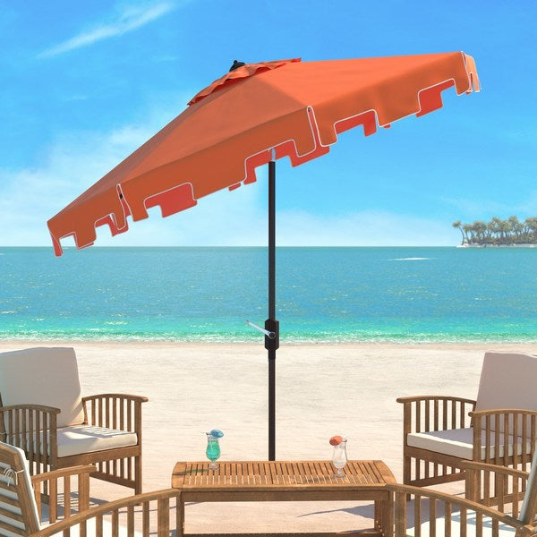 Zimmerman 9 Ft Crank Market Umbrella With Flap
