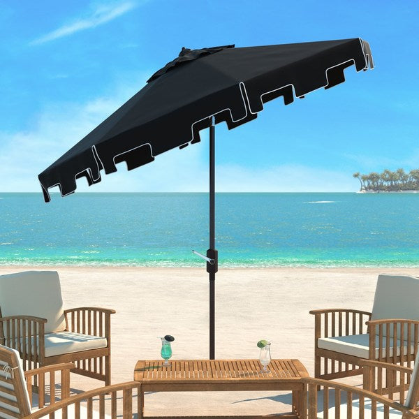 Zimmerman 9 Ft Crank Market Umbrella With Flap