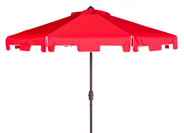 Uv Resistant Zimmerman 9 Ft Crank Market Auto Tilt Umbrella With Flap