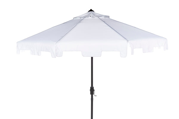 Uv Resistant Zimmerman 9 Ft Crank Market Push Button Tilt Umbrella With Flap