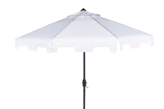 Uv Resistant Zimmerman 9 Ft Crank Market Push Button Tilt Umbrella With Flap