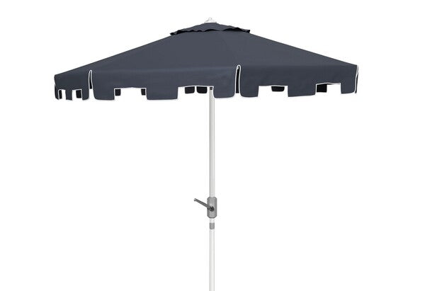Uv Resistant Zimmerman 9 Ft Crank Market Push Button Tilt Umbrella With Flap