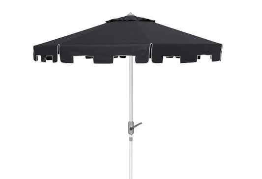 Uv Resistant Zimmerman 9 Ft Crank Market Push Button Tilt Umbrella With Flap