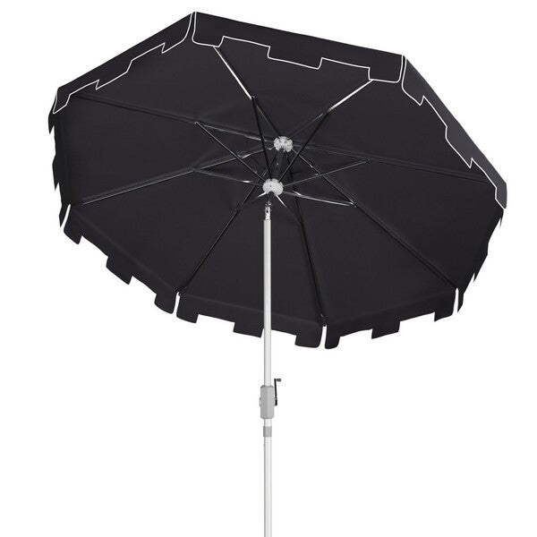 Uv Resistant Zimmerman 9 Ft Crank Market Push Button Tilt Umbrella With Flap