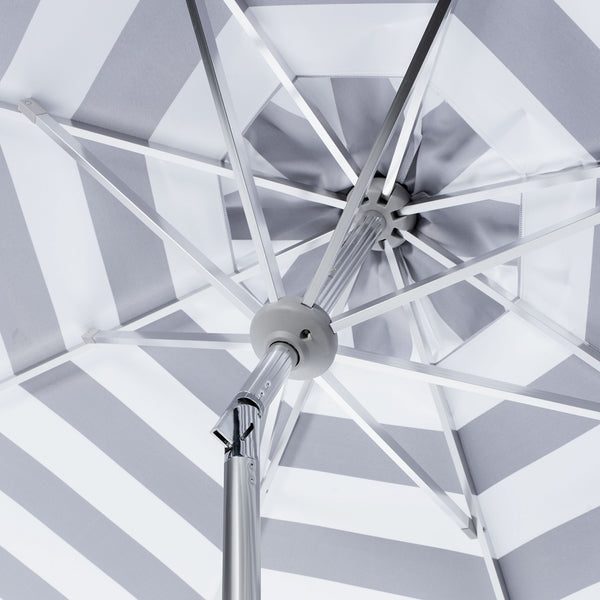 Uv Resistant Iris Fashion Line 9ft Auto Tilt Umbrella