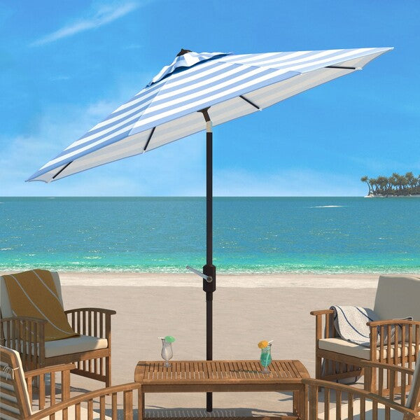 Uv Resistant Iris Fashion Line 9ft Auto Tilt Umbrella