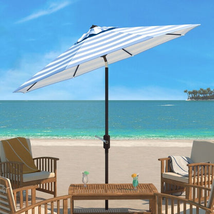 Uv Resistant Iris Fashion Line 9ft Auto Tilt Umbrella