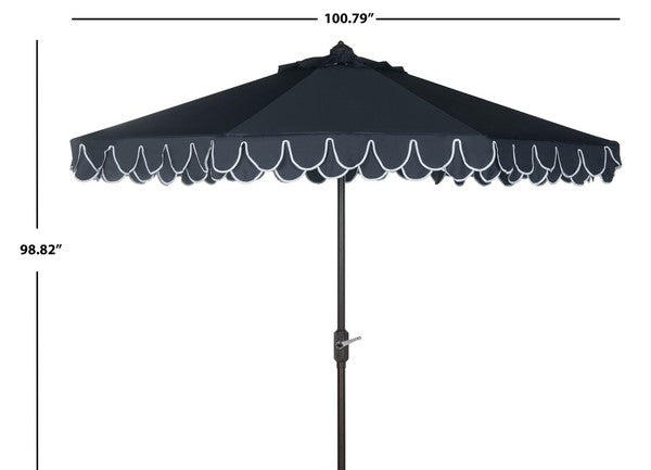 Elegant Valance 9ft Umbrella