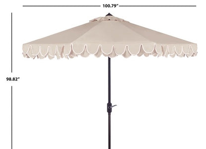 Elegant Valance 9ft Umbrella