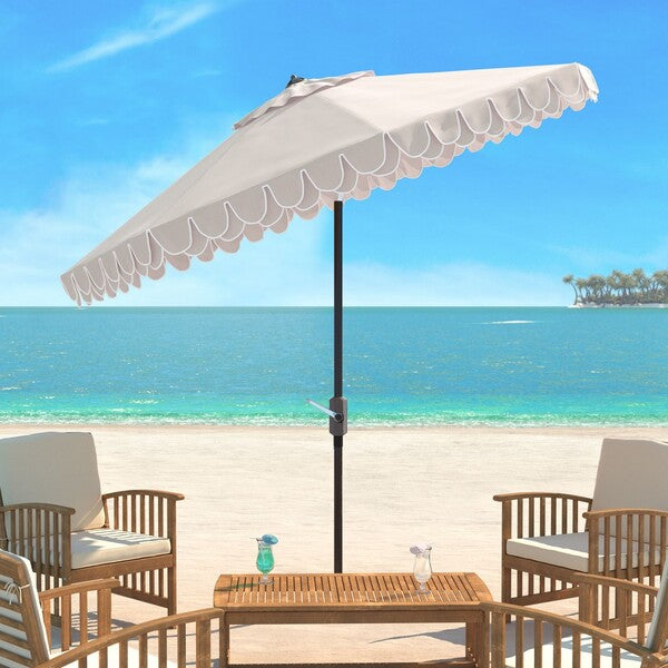 Elegant Valance 9ft Umbrella