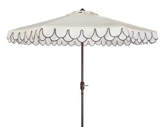 Elegant Valance 9ft Auto Tilt Umbrella