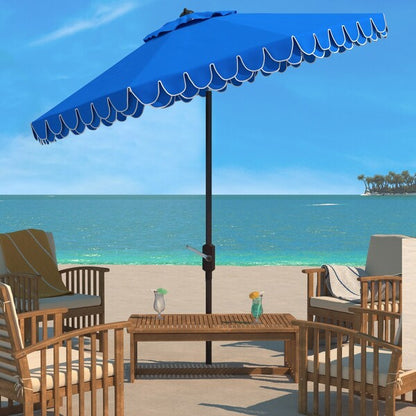 Elegant Valance 9ft Auto Tilt Umbrella