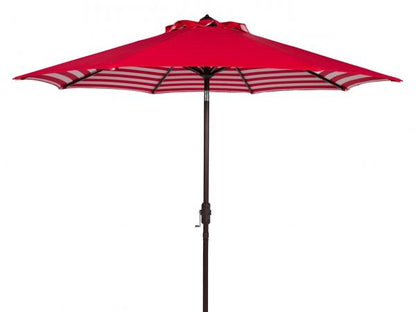 Athens Inside Out Striped 9ft Crank Outdoor Auto Tilt Umbrella