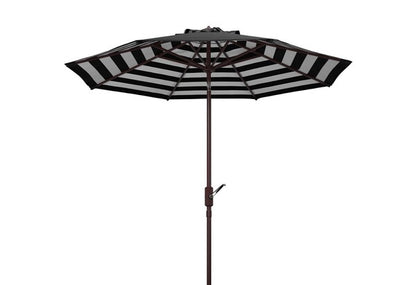 Athens Inside Out Striped 9ft Crank Outdoor Auto Tilt Umbrella