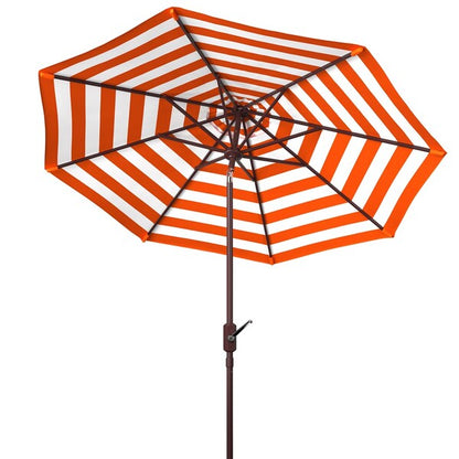 Athens Inside Out Striped 9ft Crank Outdoor Auto Tilt Umbrella