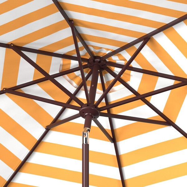 Athens Inside Out Striped 9ft Crank Outdoor Auto Tilt Umbrella