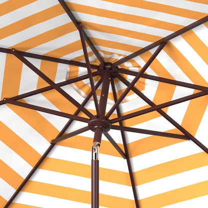 Athens Inside Out Striped 9ft Crank Outdoor Auto Tilt Umbrella