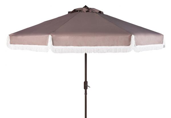 Milan Fringe 9ft Crank Outdoor Auto Tilt Umbrella